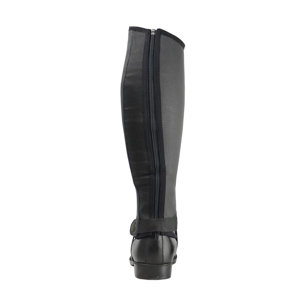 Hy Equestrian Synthetic Combi Leather Chaps - Image 3
