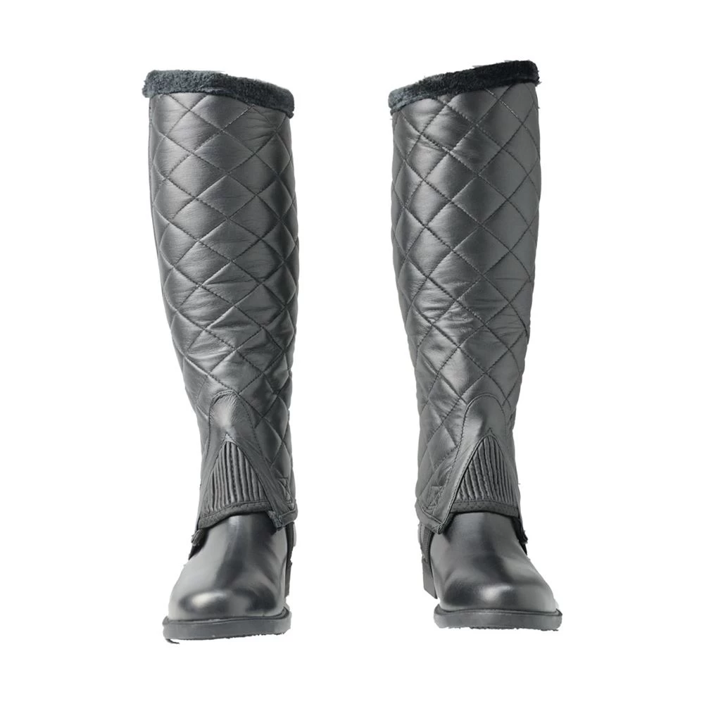 Hy Equestrian Winter Quilted Half Chaps 2 Hy Equestrian Winter Quilted Half Chaps - Image 2