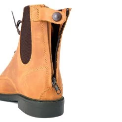 Tuffa Dartmoor Easy Rear Zip Paddock Boot -Sports - Equestrian Riding 069fb dartmoor tan tan rear pad 1000x1000