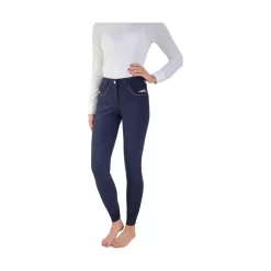 Hy Equestrian Belgravia Ladies Breeches (Navy/Coral)