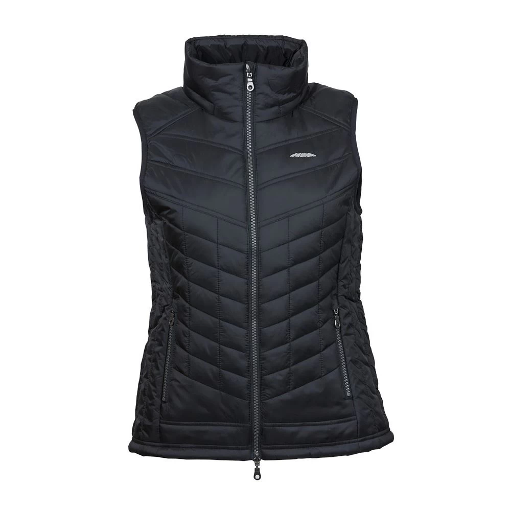 Weatherbeeta Gia Ladies Puffer Vest (Black) - Image 2