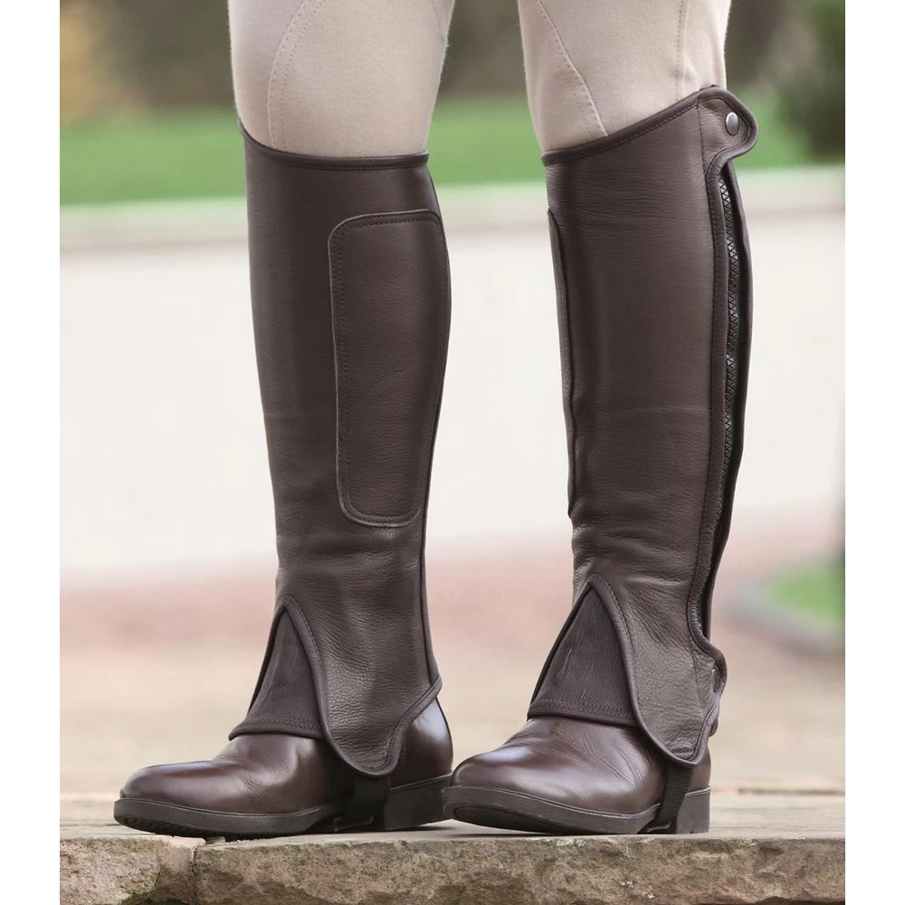 Shires Performance Wortham Leather Half Chaps 1 Shires Performance Wortham Leather Half Chaps