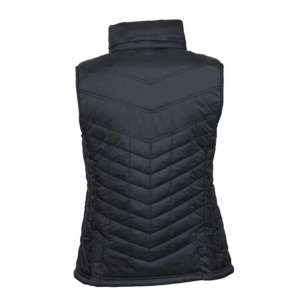 Weatherbeeta Gia Ladies Puffer Vest (Black) - Image 3