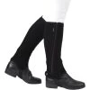 Dublin Easy-Care Adults Half Chaps (Black)