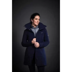 Weatherbeeta Ladies Kyla Technical Waterproof Long Line Jacket (Navy)