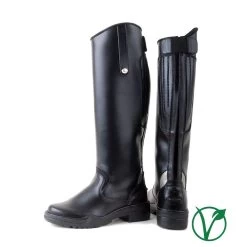 Rhinegold Nebraska Ladies Synthetic Long Riding Boots (Black)
