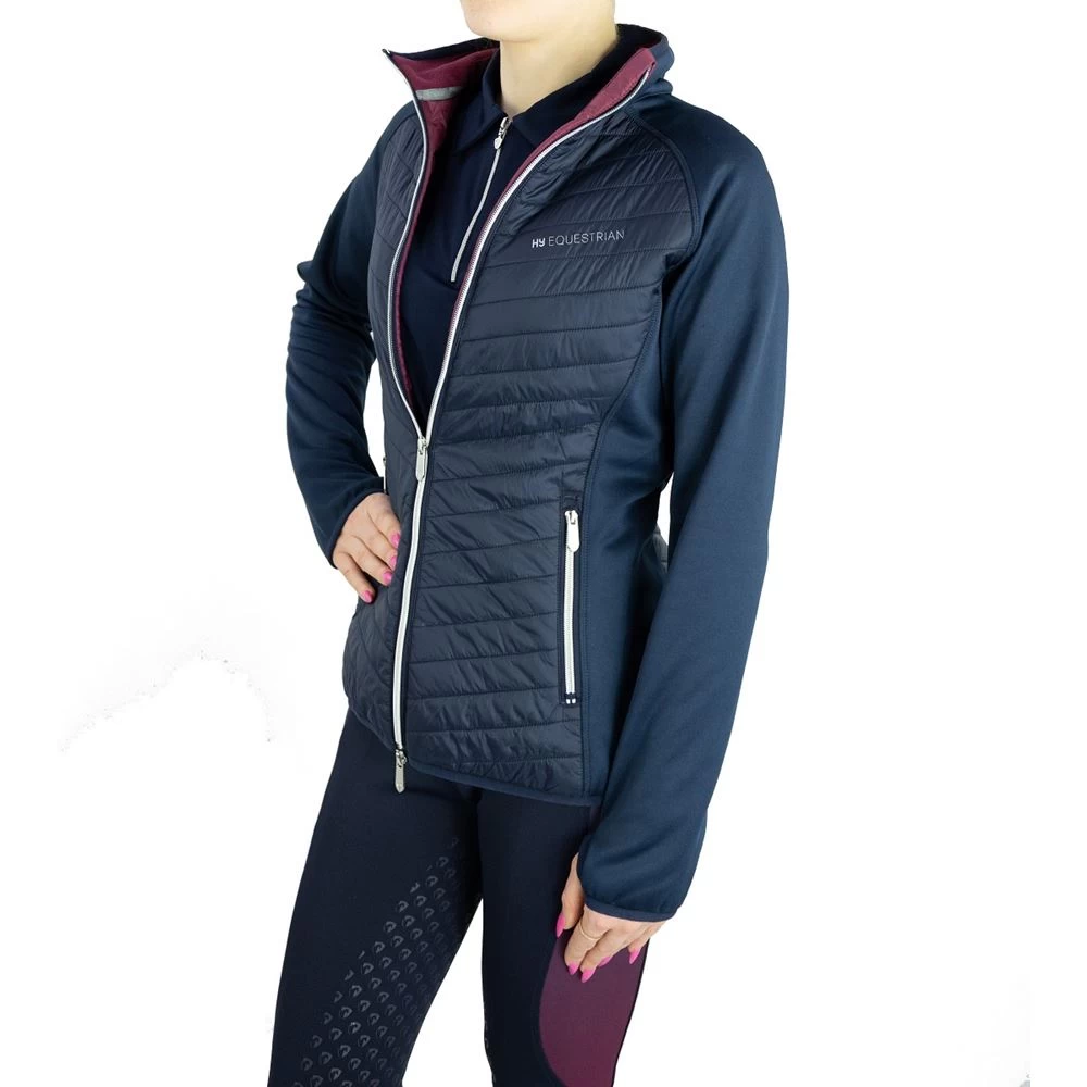 Hy Equestrian Synergy Elevate Sync Lightweight Jacket (Navy/Fig)