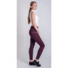 Gallop High Waist Sophia Full Silicone Seat Tights (Burgundy)