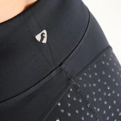 Shires Aubrion Shield Winter Riding Tights (Black) -Sports - Equestrian Riding 38347 8997 black 6.jpg pad 1000x1000