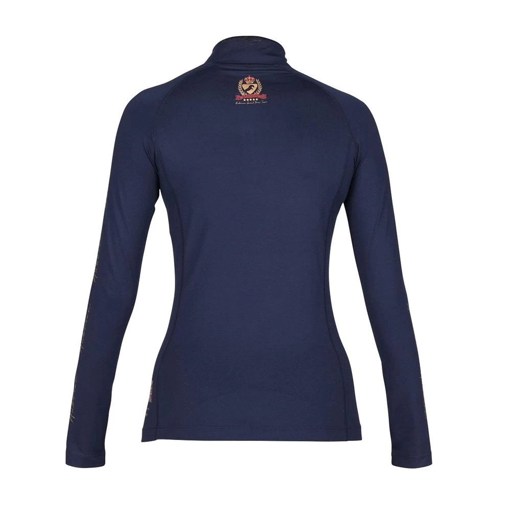 Shires Aubrion Team Long Sleeve Base Layer (Navy Blue) 3 Shires Aubrion Team Long Sleeve Base Layer (Navy Blue) - Image 3