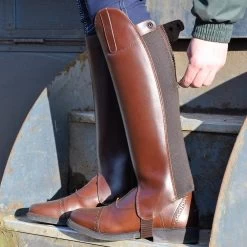 Tuffa Morgan Zip Front Riding Boots -Sports - Equestrian Riding 4319d lipizzaner gaiter brown zipper 1500 pad 1000x1000