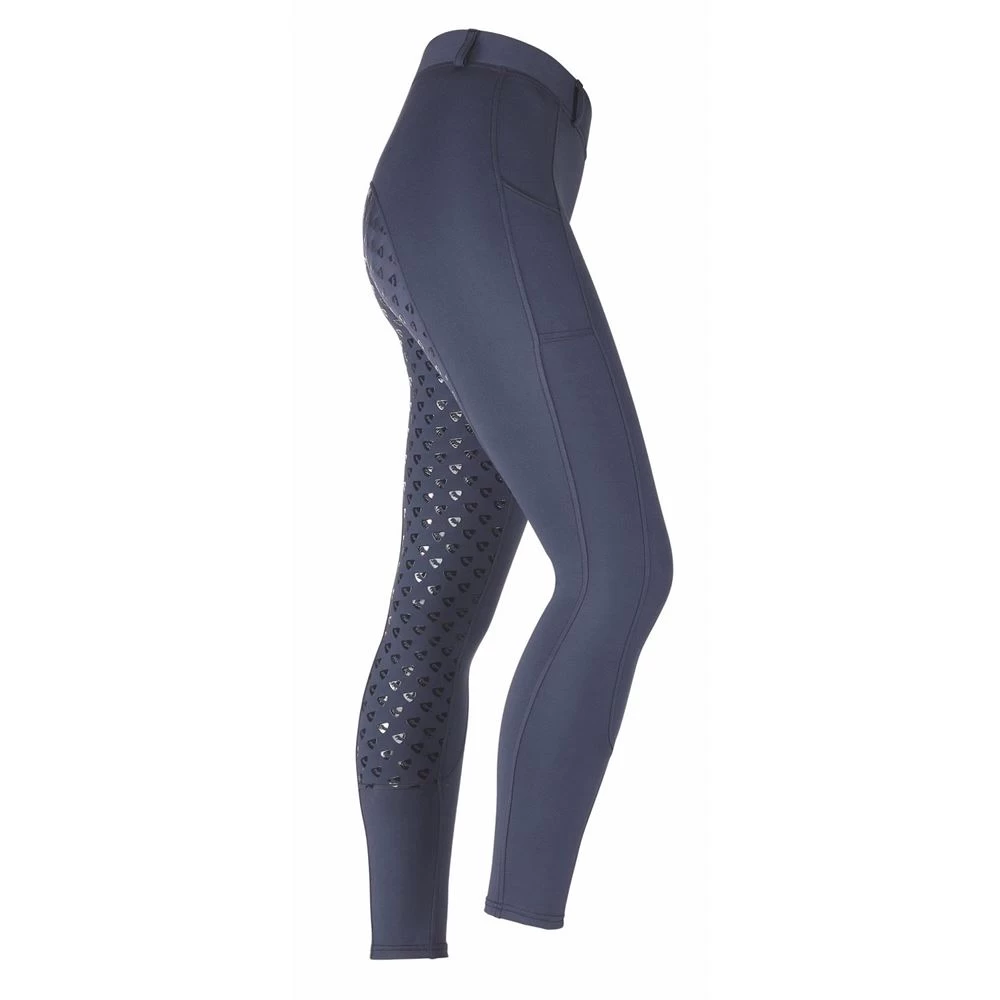 Shires Aubrion Albany Ladies Riding Tights (Navy Blue) 1 Shires Aubrion Albany Ladies Riding Tights (Navy Blue)