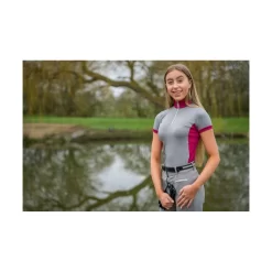 Hy Equestrian Arabella Ladies Sports Shirt -Sports - Equestrian Riding 48192 pr 20872 hyfashion arabella outfit 05 pad 1000x1000