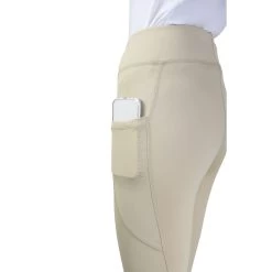 Hy Equestrian Selah Competition Riding Tights (Beige) -Sports - Equestrian Riding 5102e 5 pad 1000x1000