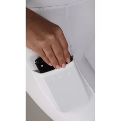 Shires Aubrion Hudson Riding Tights (White) -Sports - Equestrian Riding 5711e 8112 white 3 wwuaavukvkfkj2u9 pad 1000x1000