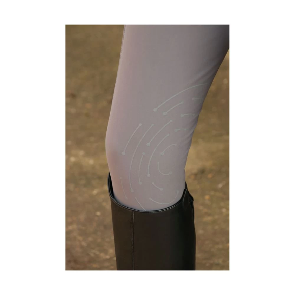 Hy Equestrian Glacial Softshell Riding Tights (Grey) - Image 6