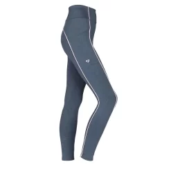 Shires Aubrion Sculpt Linear Riding Tights (Navy) -Sports - Equestrian Riding 6601f 8961 navy 3 pad 1000x1000