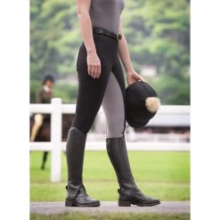 Shires Wessex Ladies Two Tone Jodhpurs (Black/Grey) *SPECIAL OFFER*