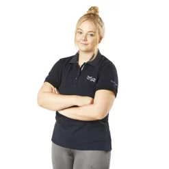 Firefoot Roxby Basic Polo Shirt - Ladies (Navy/Silver)