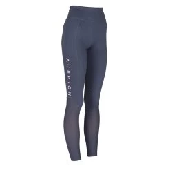 Shires Aubrion Rhythm Mesh Riding Tights (Navy)