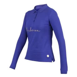 Shires Aubrion Team Long Sleeve Polo (Blue)