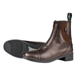 Saxon Syntovia Adults Zip Equileather Paddock Boots