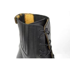 Rhinegold Rocco Italia Tuscany Adults Paddock Boot (Black) -Sports - Equestrian Riding 809d4 lace close up web pad 1000x1000