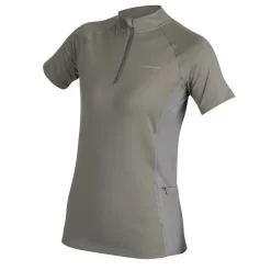 Shires Aubrion Revive Short Sleeve Base Layer (Olive)
