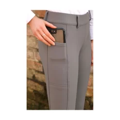 Hy Equestrian Glacial Softshell Riding Tights (Grey) -Sports - Equestrian Riding 85fb3 pr 33867 hy equestrian glacial softshell riding tights 09 pad 1000x1000