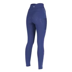 Shires Aubrion Brook Logo Riding Tights (Dark Navy) -Sports - Equestrian Riding 93c97 8271 dknvy 2 pad 1000x1000