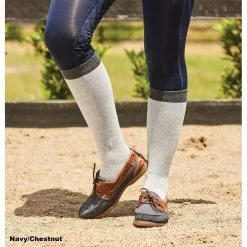 Dublin Broadfield Arena Shoes (Navy/Chestnut)