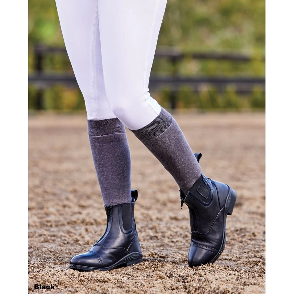 Dublin Evolution Waterproof Zip Front Paddock Boots (Black) - Image 2