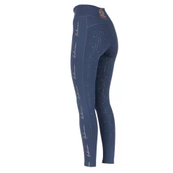 Shires Aubrion Team Rhythm Riding Tights (Navy Blue) -Sports - Equestrian Riding 998ea 8656 navy 2 pad 1000x1000