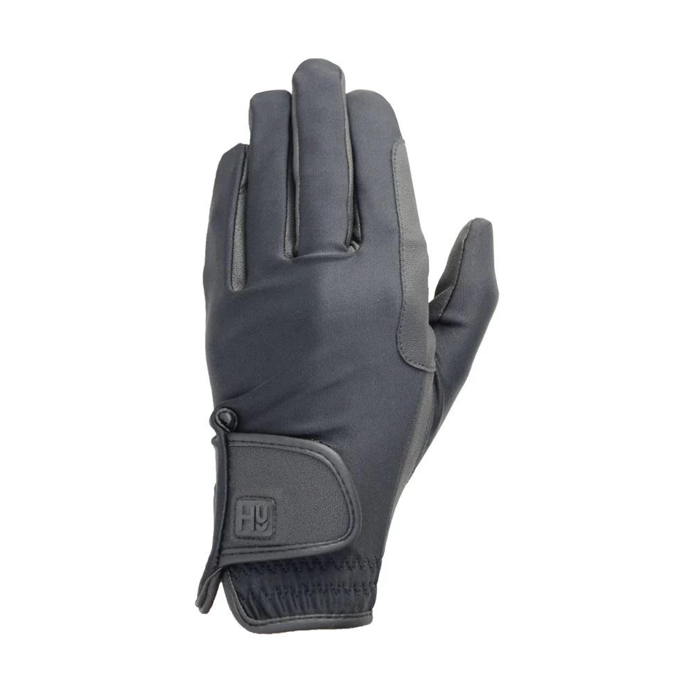 Hy Equestrian Riding Gloves (Black) 1 Hy Equestrian Riding Gloves (Black)