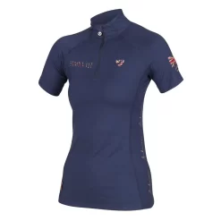 Shires Aubrion Team Short Sleeve Base Layer (Navy Blue)