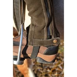 Tuffa Endurance Boot (Riding Trainers) -Sports - Equestrian Riding af0e4 tuffa endurance trainers brown suede chaps close pad 1000x1000