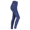 Shires Aubrion Brook Logo Riding Tights (Dark Navy)