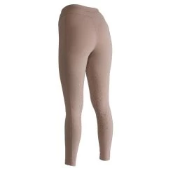 Shires Aubrion Non-Stop Riding Tights (Taupe) -Sports - Equestrian Riding b582b 8957 taupe 3 pad 1000x1000