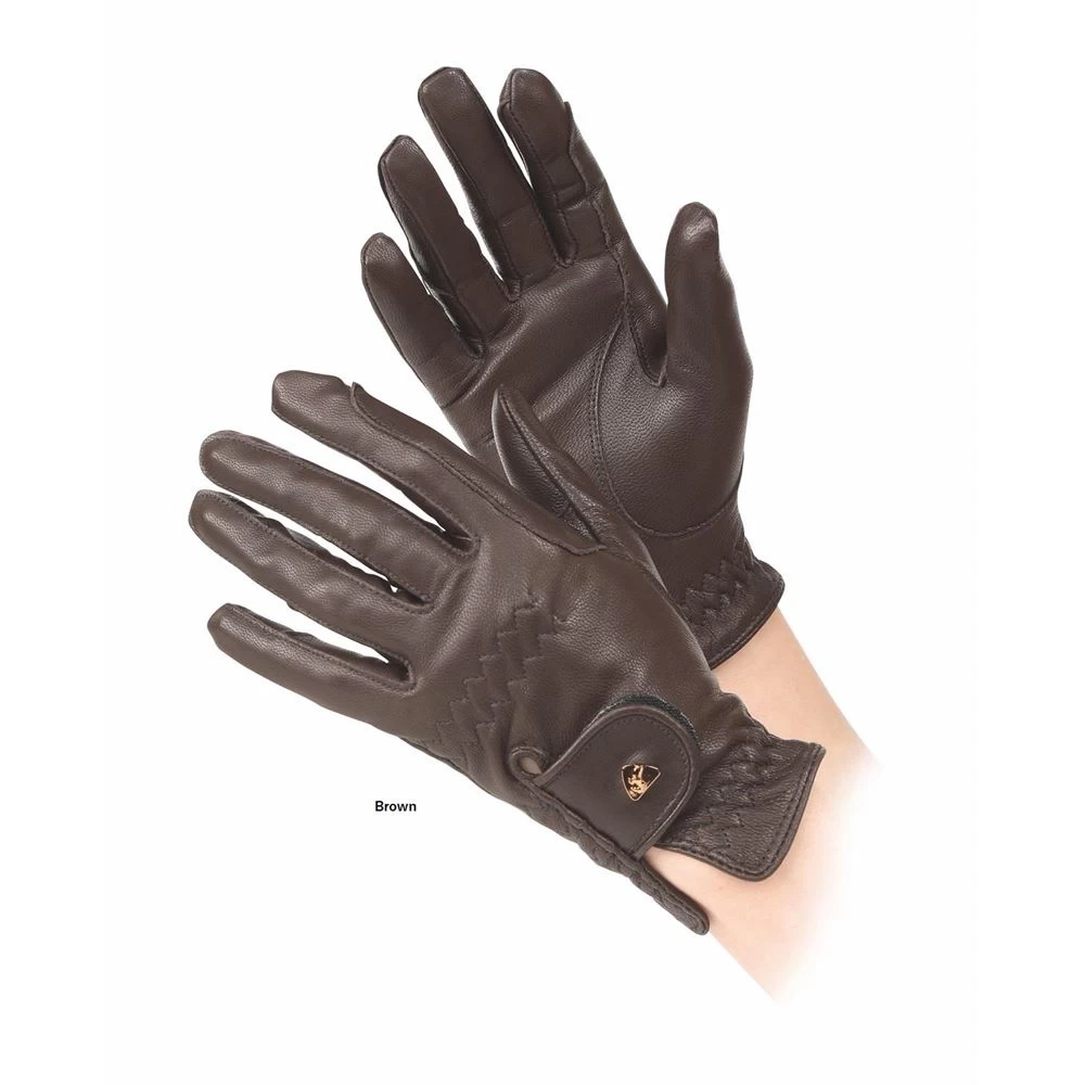 Shires Aubrion Leather Riding Gloves 2 Shires Aubrion Leather Riding Gloves - Image 2