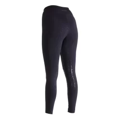 Shires Aubrion Non-Stop Riding Tights (Black) -Sports - Equestrian Riding b92a3 8957 black 3 pad 1000x1000