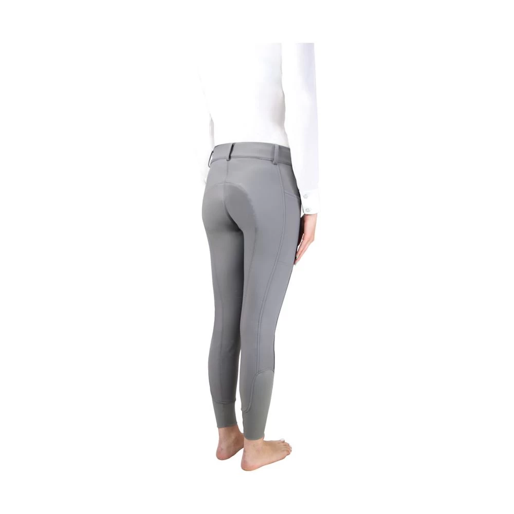 Hy Equestrian Glacial Softshell Riding Tights (Grey) - Image 2