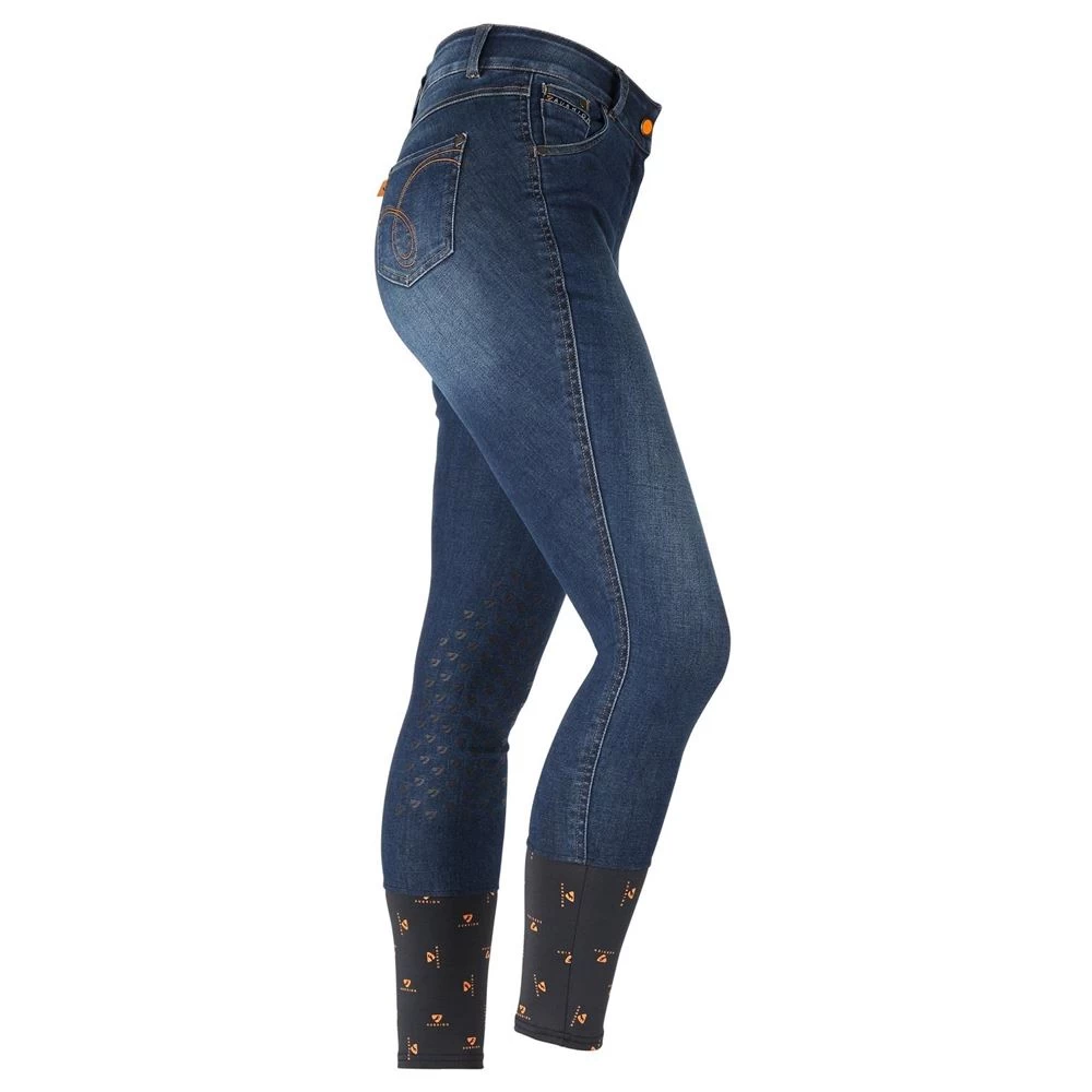 Shires Aubrion Putney Denim Breeches (Dark Blue) 1 Shires Aubrion Putney Denim Breeches (Dark Blue)