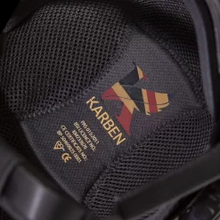 Shires Karben Valentina Riding Hat (Navy/Rose Gold) -Sports - Equestrian Riding be140 6514 navy 4 pad 1000x1000