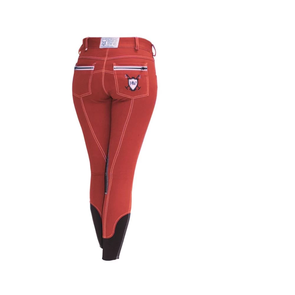 Horseware Polo Nina Ladies Breeches (Cherry 26") *Clearance* 2 Horseware Polo Nina Ladies Breeches (Cherry 26") *Clearance* - Image 2