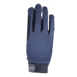 Shires Aubrion Team Mesh Riding Gloves (Navy Blue) -Sports - Equestrian Riding c09df 8595 nvyblcr2 pad 1000x1000