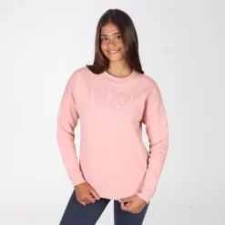 Shires Aubrion Serene Sweatshirt (Rose) -Sports - Equestrian Riding c18b1 8952 rose 10 pad 1000x1000