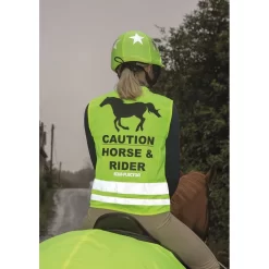 Shires Equi-Flector Adults Safety Riding Vest (Bright Yellow)