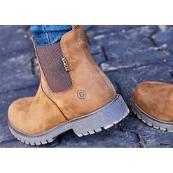 Dublin Ladies Venturer Boots III (Brown) -Sports - Equestrian Riding cde2a 1001726014 3 pad 1000x1000