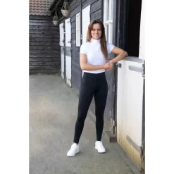 Hy Equestrian Melton Riding Tights (Navy)