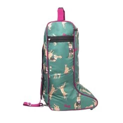 Hy Equestrian Harrison The Hare Boot Bag (Moss Green/Boysen Berry)